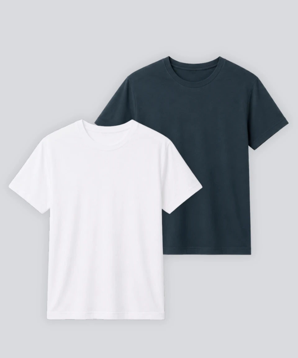 2 pk T-shirts for men No Sweat Clothing