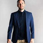 No Sweat Polo Shirt Navy - No Sweat Clothing Europe AB