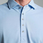 No Sweat Polo Shirt Sky Blue - No Sweat Clothing Europe AB