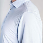 No Sweat Polo Shirt Sky Blue Long - No Sweat Clothing Europe AB