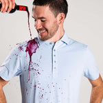 No Sweat Polo Shirt Sky Blue Long - No Sweat Clothing Europe AB