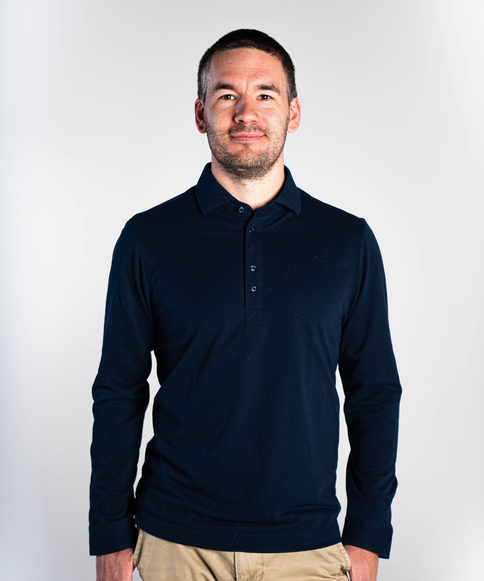 Polo Shirt Navy - No Sweat Clothing AS