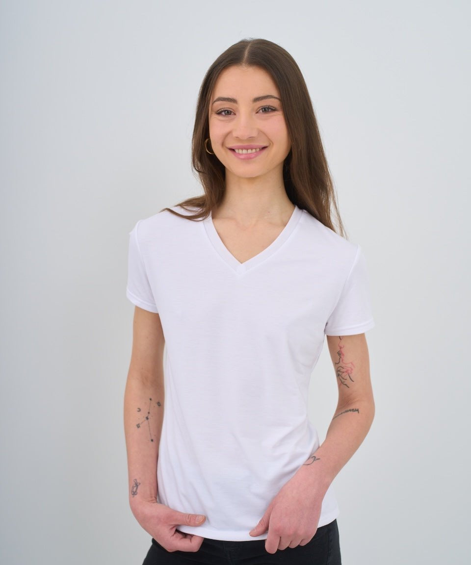 T - skjorte Hvit 2.0 Women (Presale) - No Sweat Clothing AS