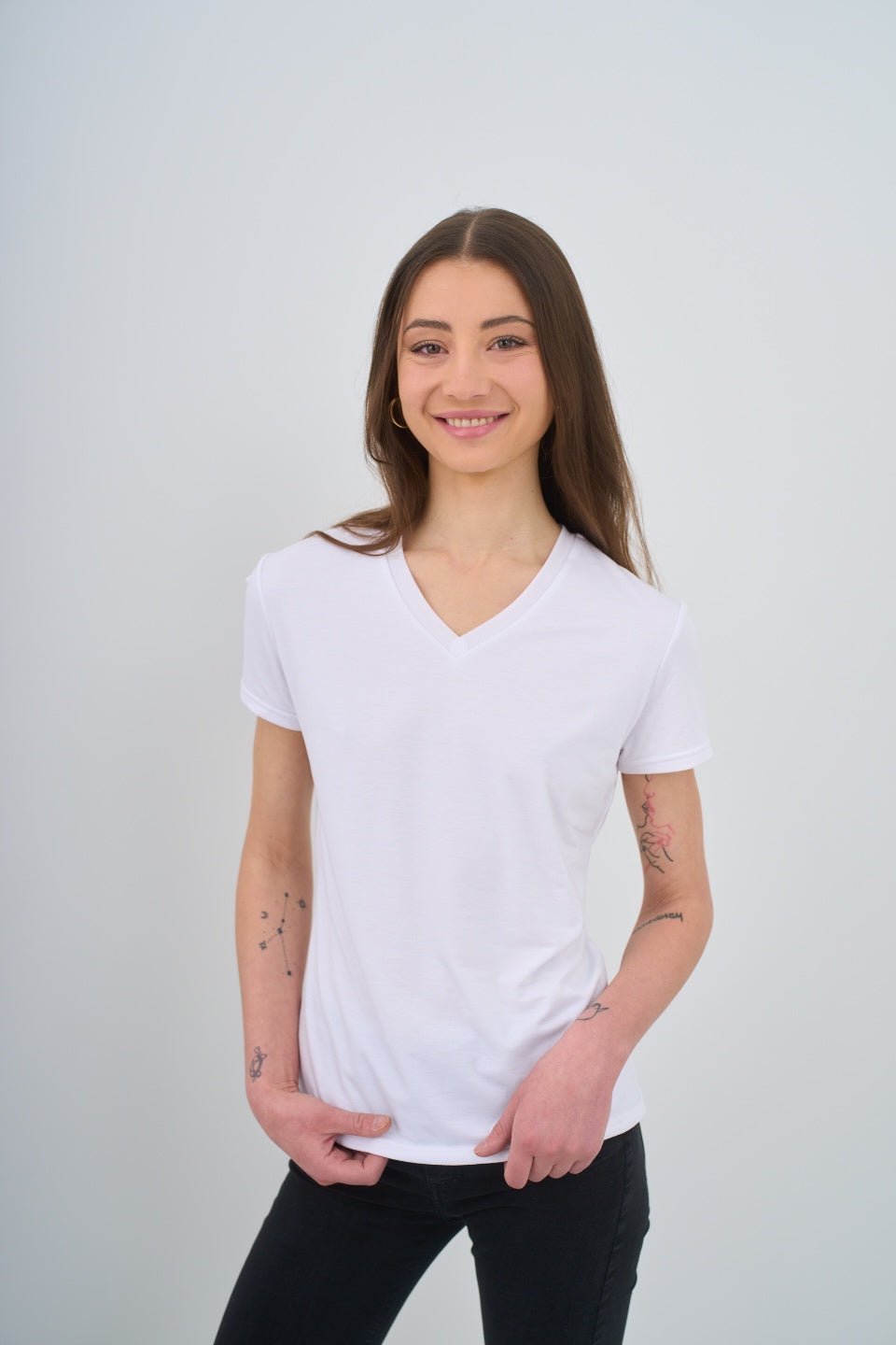 T - skjorte Hvit 2.0 Women (Presale) - No Sweat Clothing AS