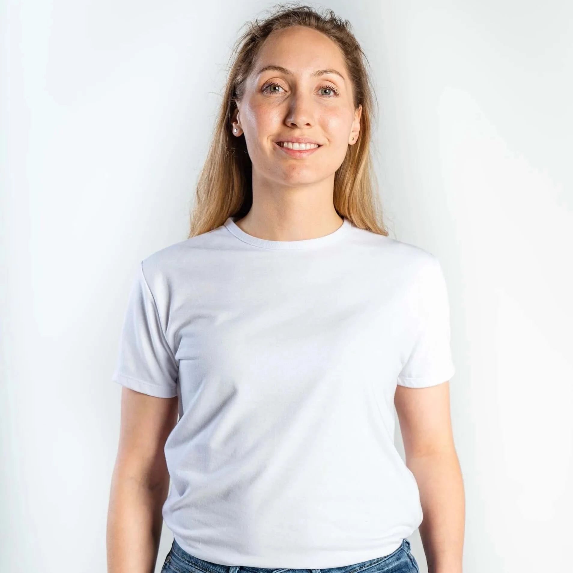 Women's No Sweat T-Shirt White - No Sweat Clothing Europe AB